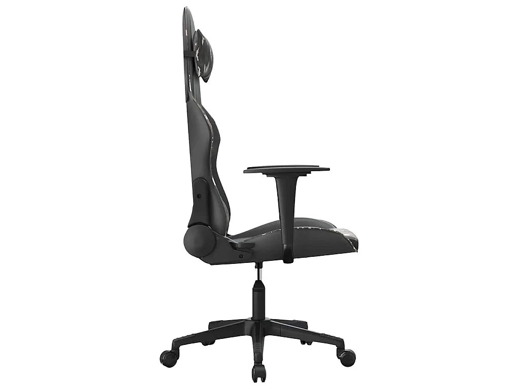 Sedia da Gaming Nero e Mimetico in Similpelle