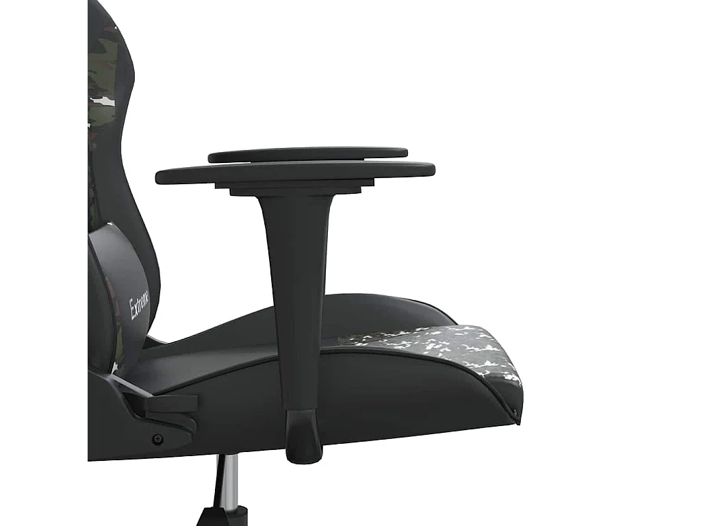 Chaise de jeu Noir et camouflage Similicuir