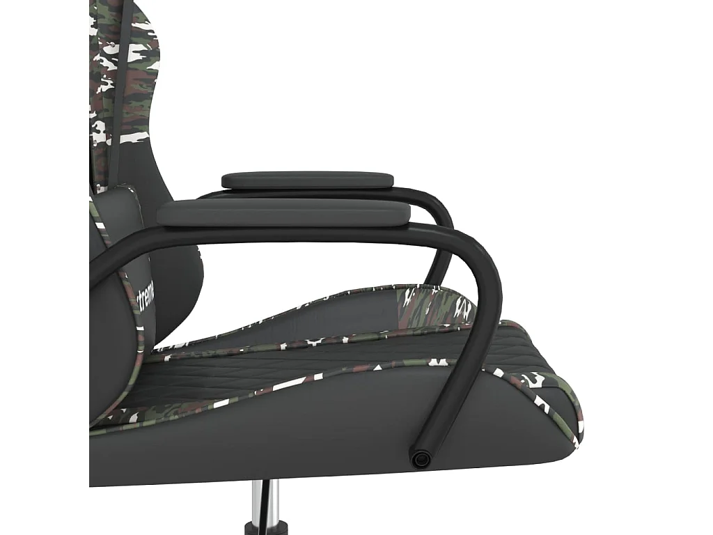 Chaise de jeu de massage Noir et camouflage Similicuir