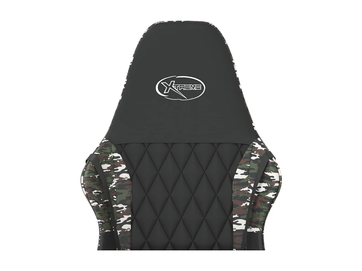 Chaise de jeu de massage Noir et camouflage Similicuir