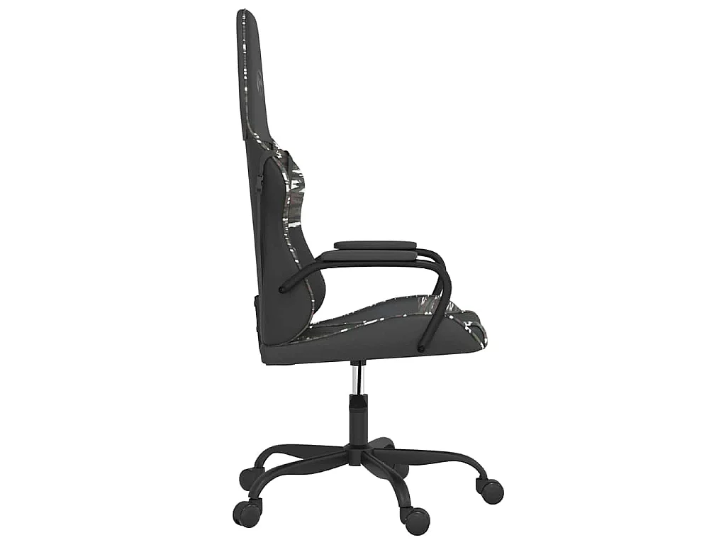 Chaise de jeu de massage Noir et camouflage Similicuir