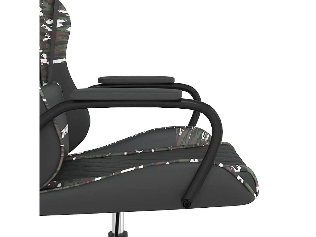 Chaise de jeu de massage Noir et camouflage Similicuir