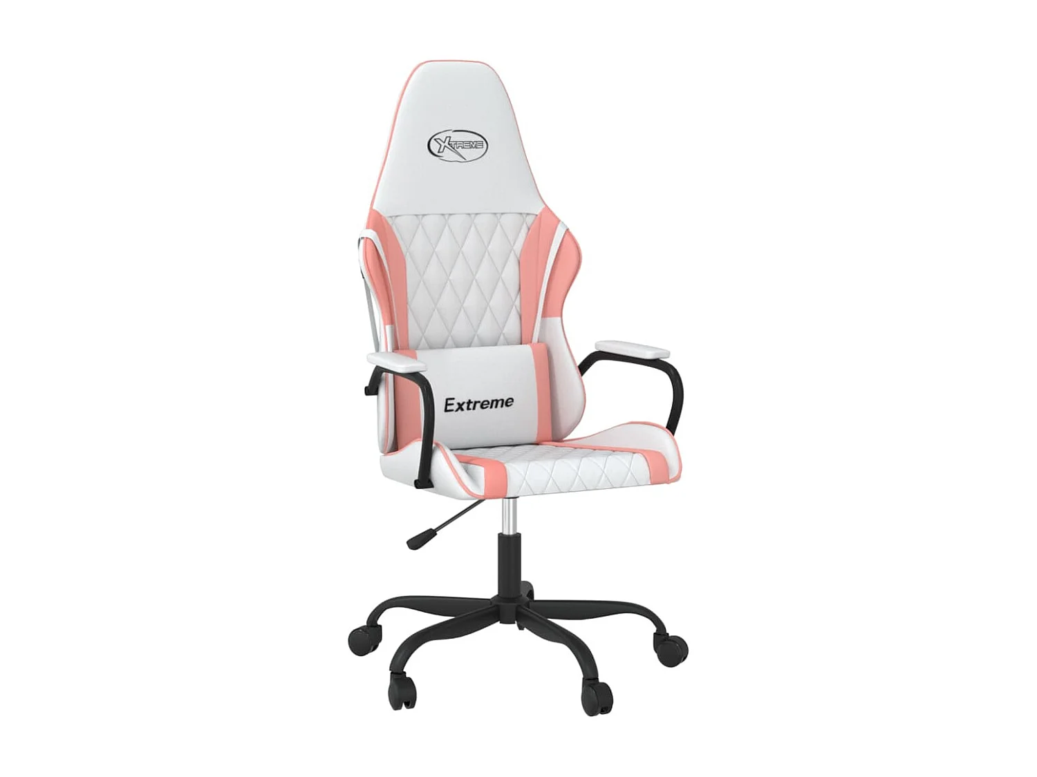 Chaise de jeu Blanc et rose Similicuir