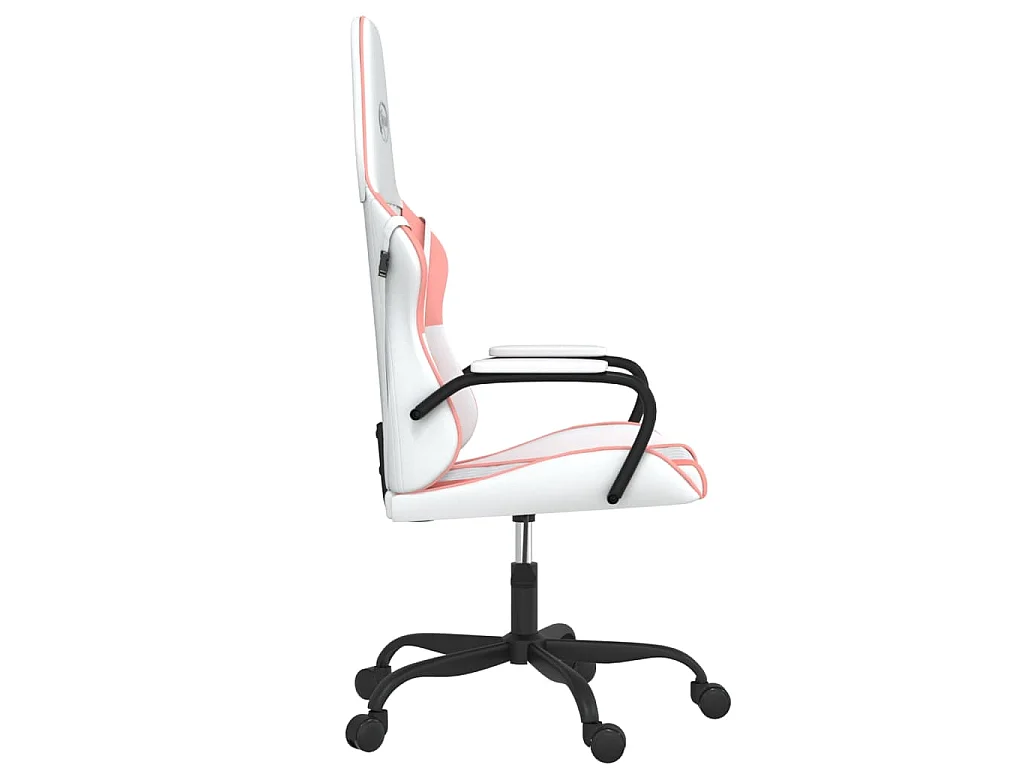 Chaise de jeu Blanc et rose Similicuir