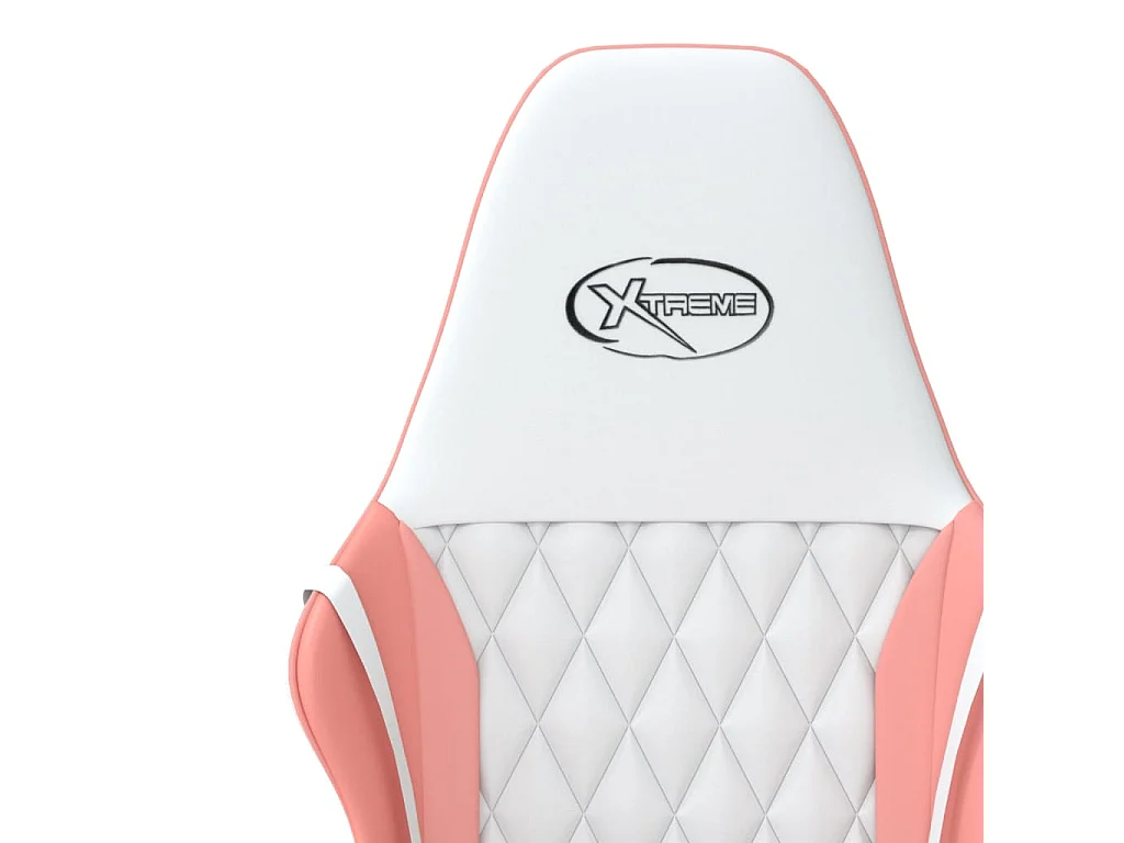 Chaise de jeu Blanc et rose Similicuir