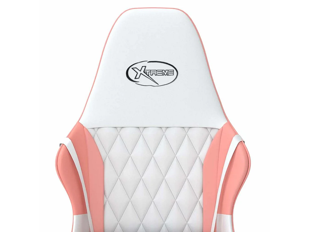 Chaise de jeu Blanc et rose Similicuir