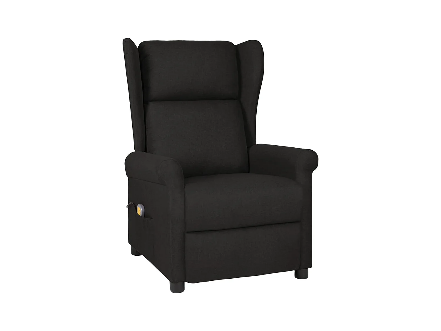Fauteuil de massage Noir Tissu