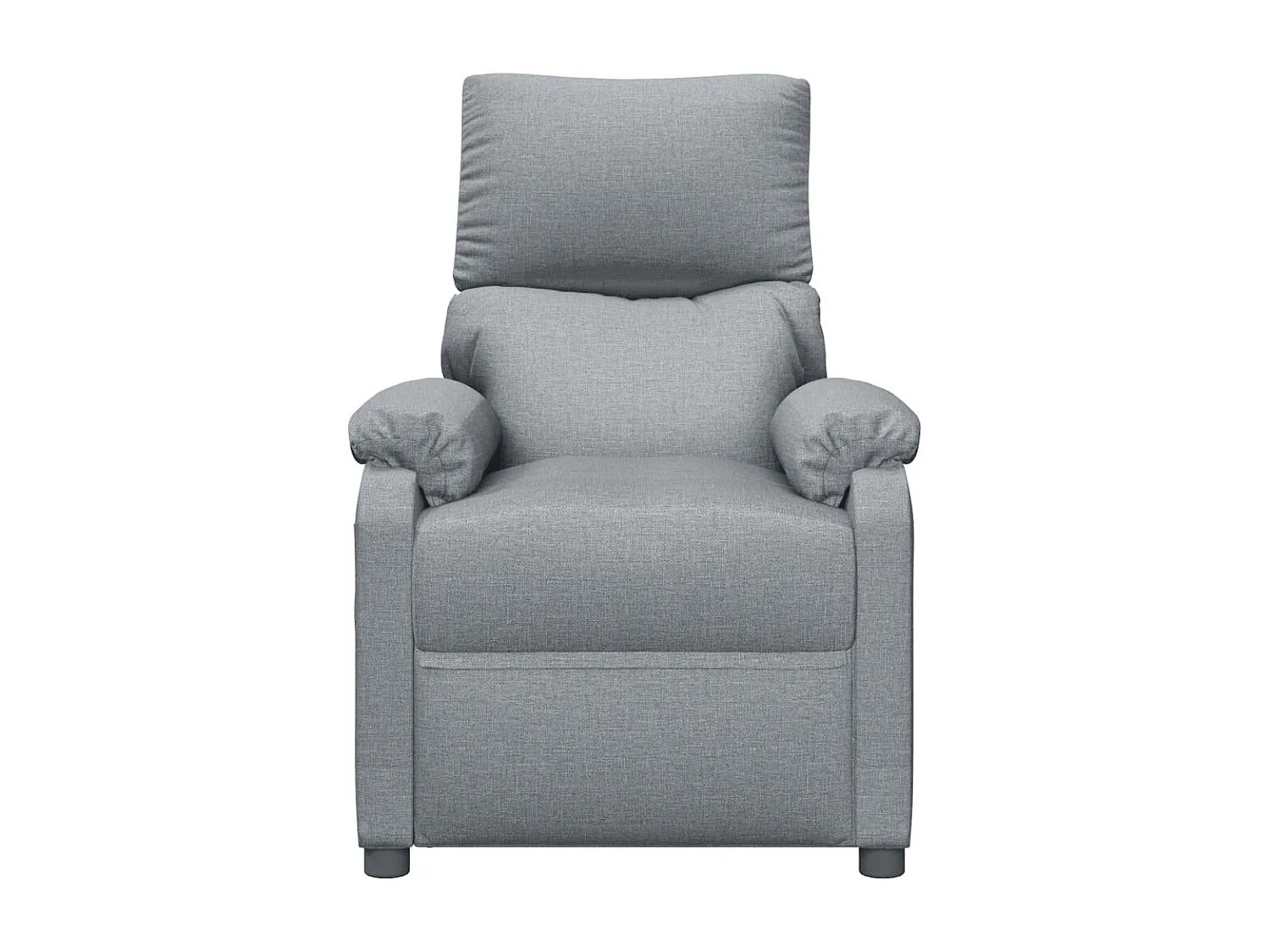 Fauteuil de massage Gris clair Tissu
