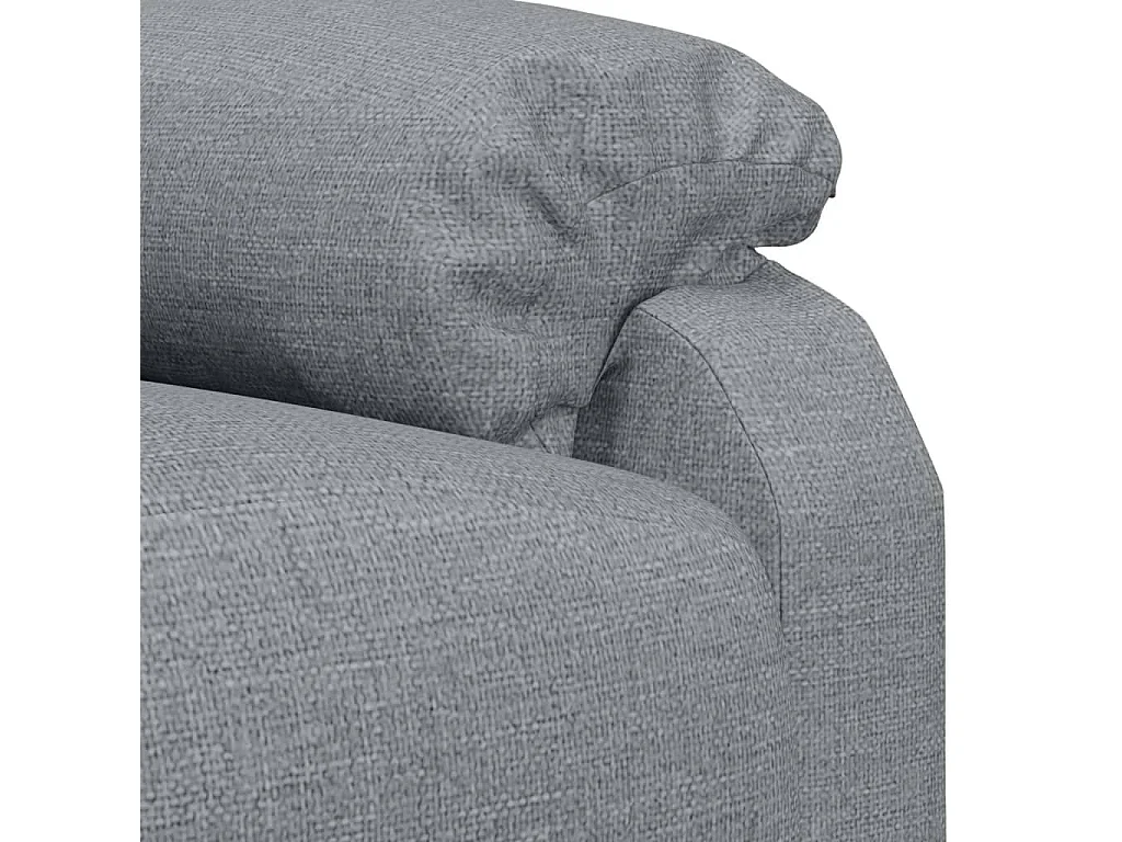 Fauteuil de massage Gris clair Tissu