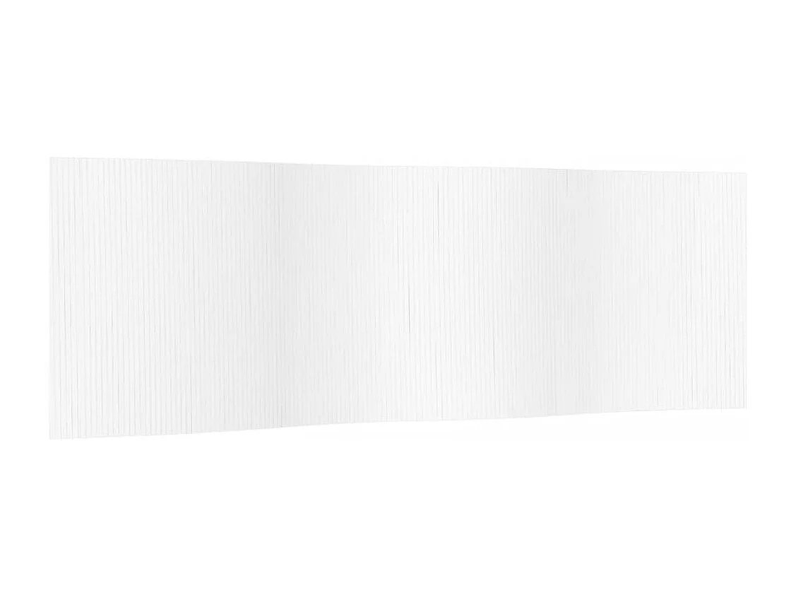 Cloison de séparation blanc largeur 600 cm hauteur 165 cm bambou