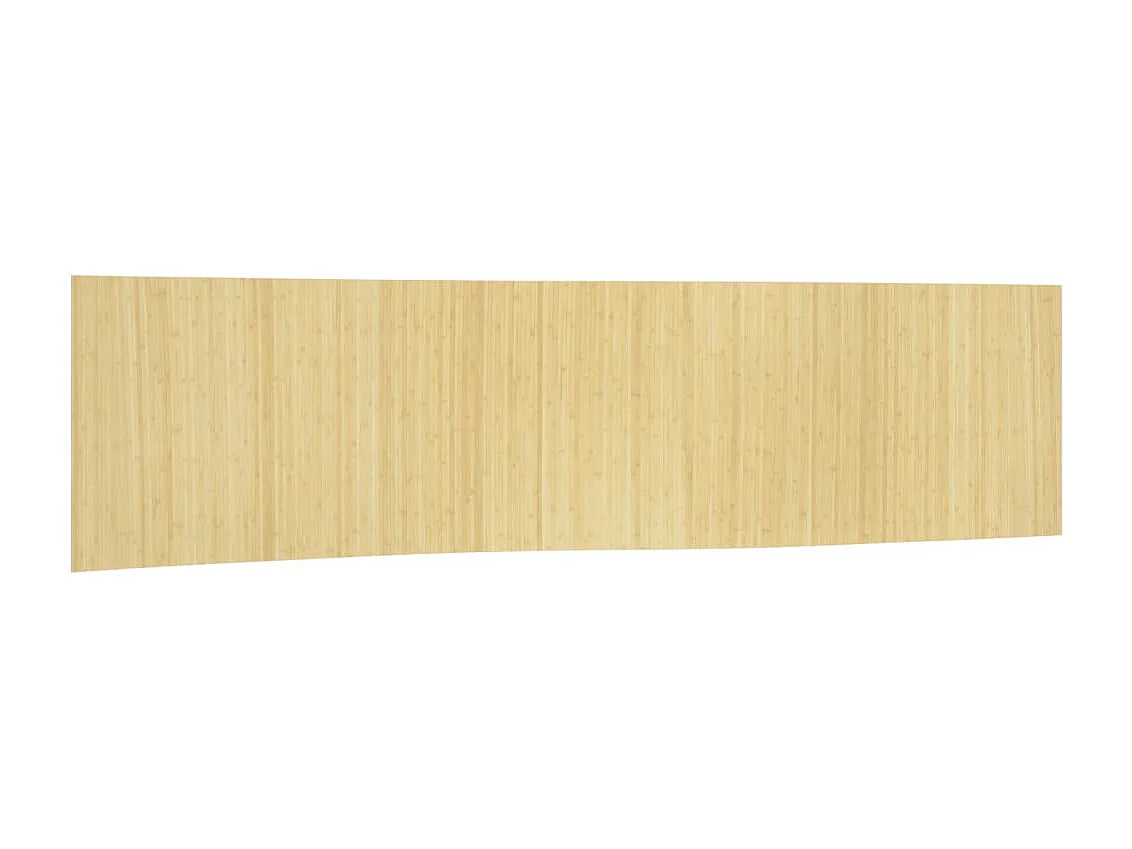Cloison de séparation naturel clair 165x800 cm bambou