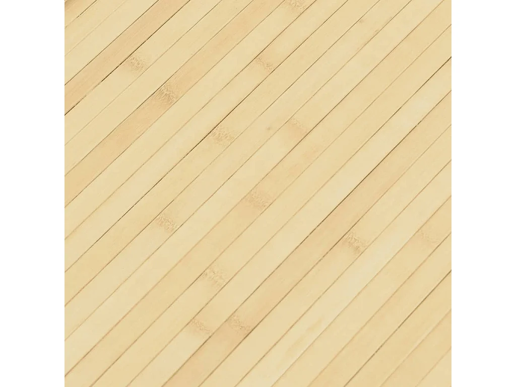 Biombo divisor de bambú color natural claro ancho 800 cm alto 165 cm