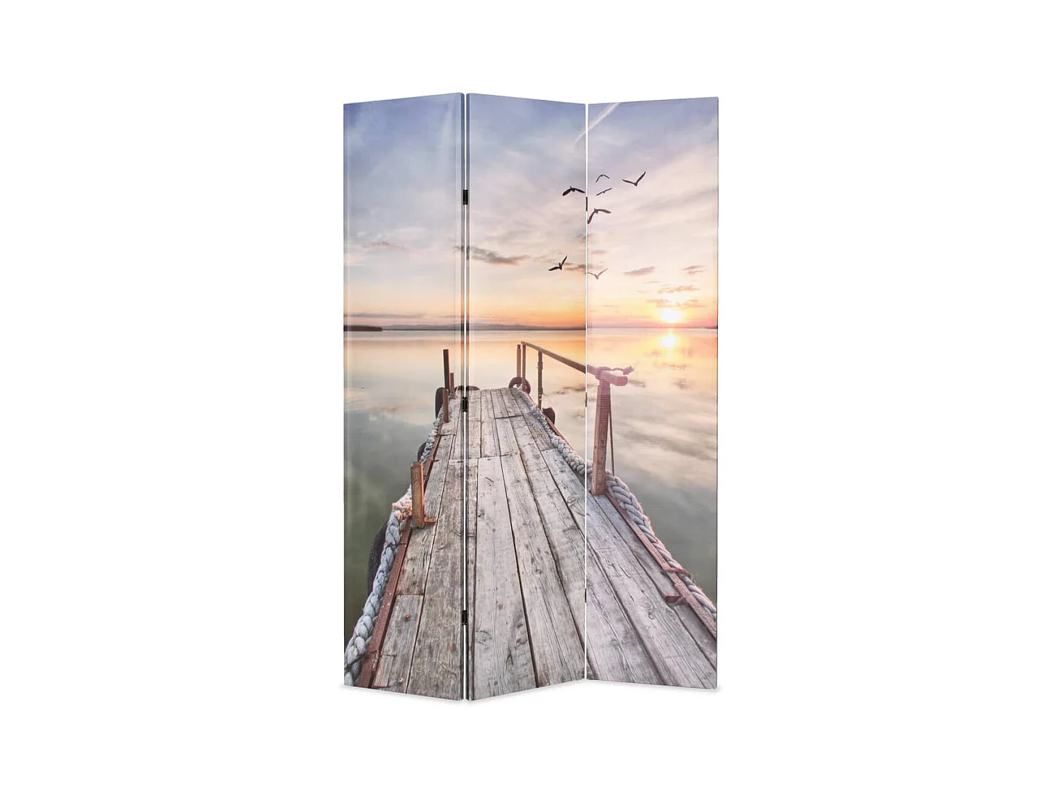 Cloison de séparation pliable 120 x 170 cm Lac