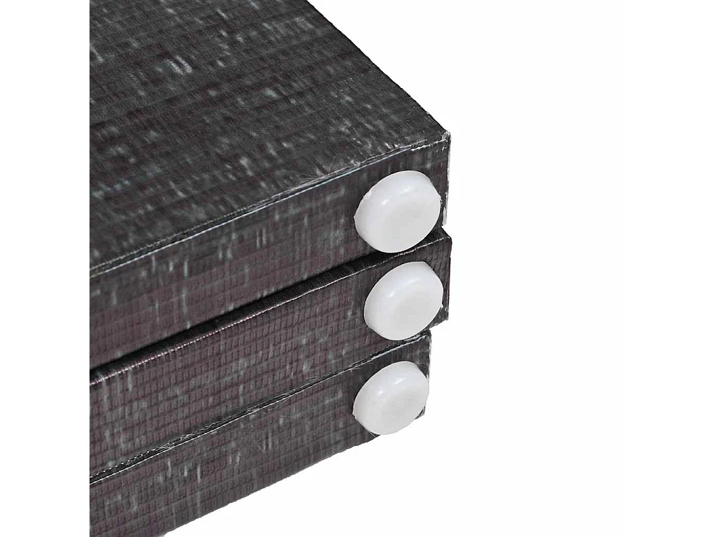 Paravent pliable 160 x 170 cm Plumes Noir et blanc