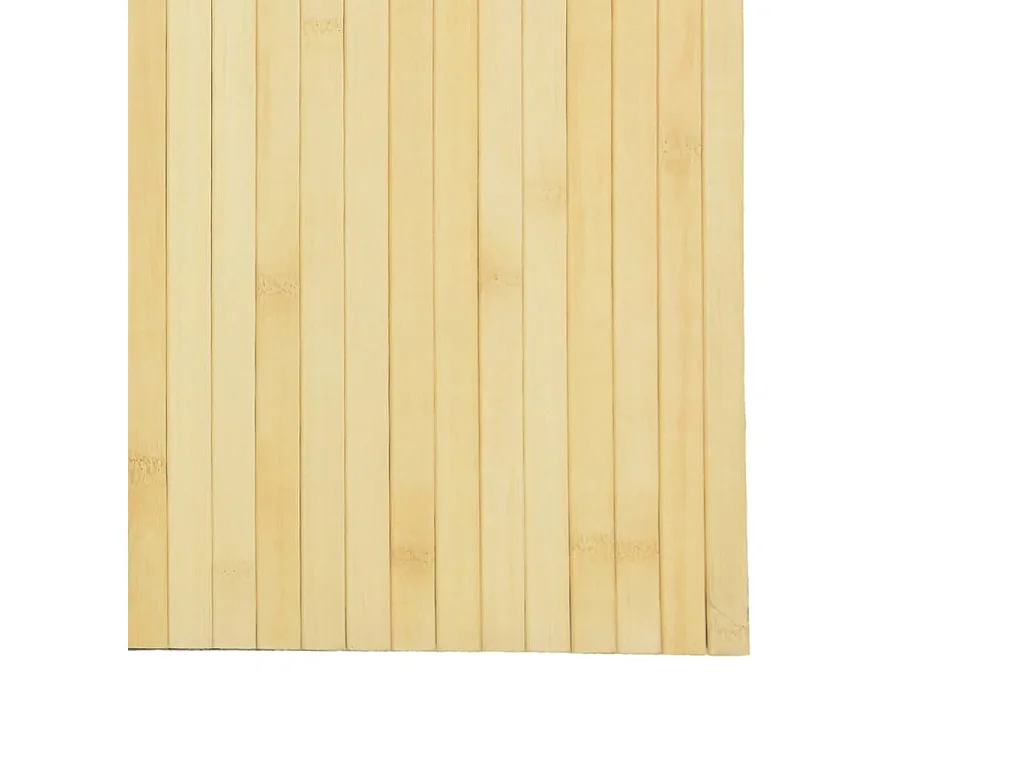 Paravent Hell Natur Breite 400 cm Höhe 165 cm Bambus