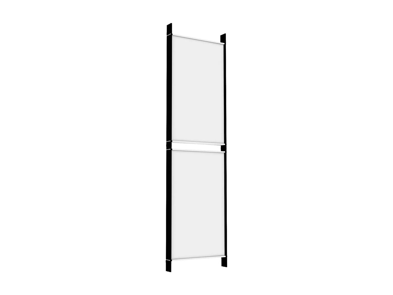 Divisorio a 5 Pannelli Bianco 250x180 cm Tessuto
