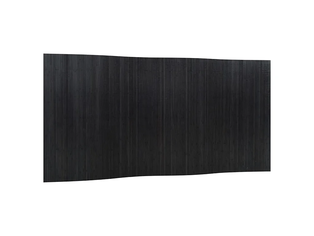 Paravent Schwarz Breite 400 cm Höhe 165 cm Bambus