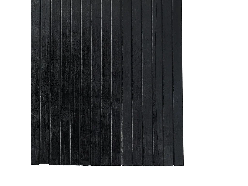 Kamerscherm breedte 400 cm hoogte 165 cm bamboe zwart