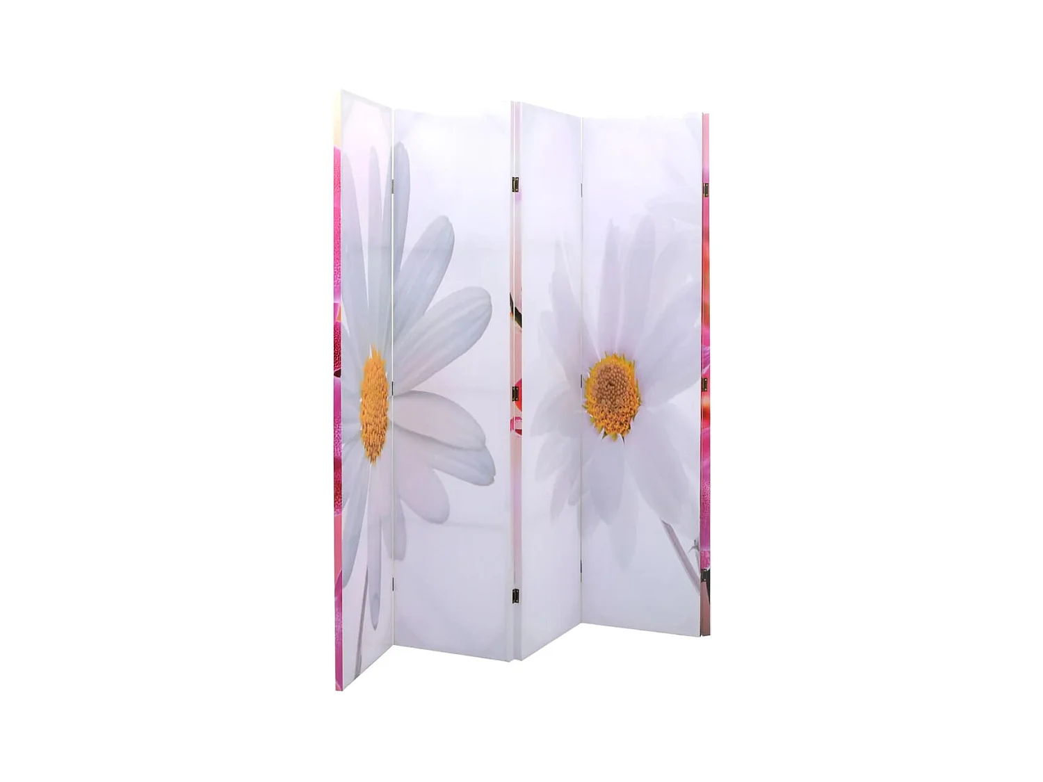 Cloison de séparation pliable 200 x 170 cm Fleur