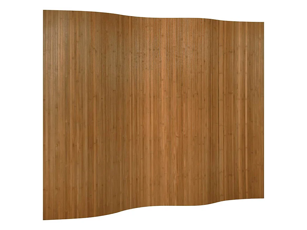 Cloison de séparation marron largeur 250 cm hauteur 165 cm bambou