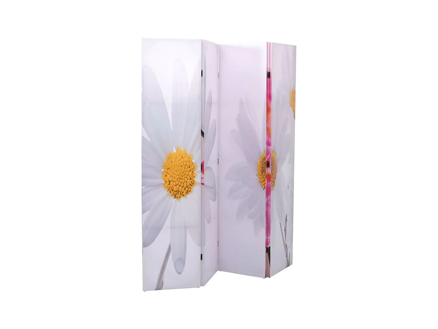 Cloison de séparation pliable 160 x 170 cm Fleur