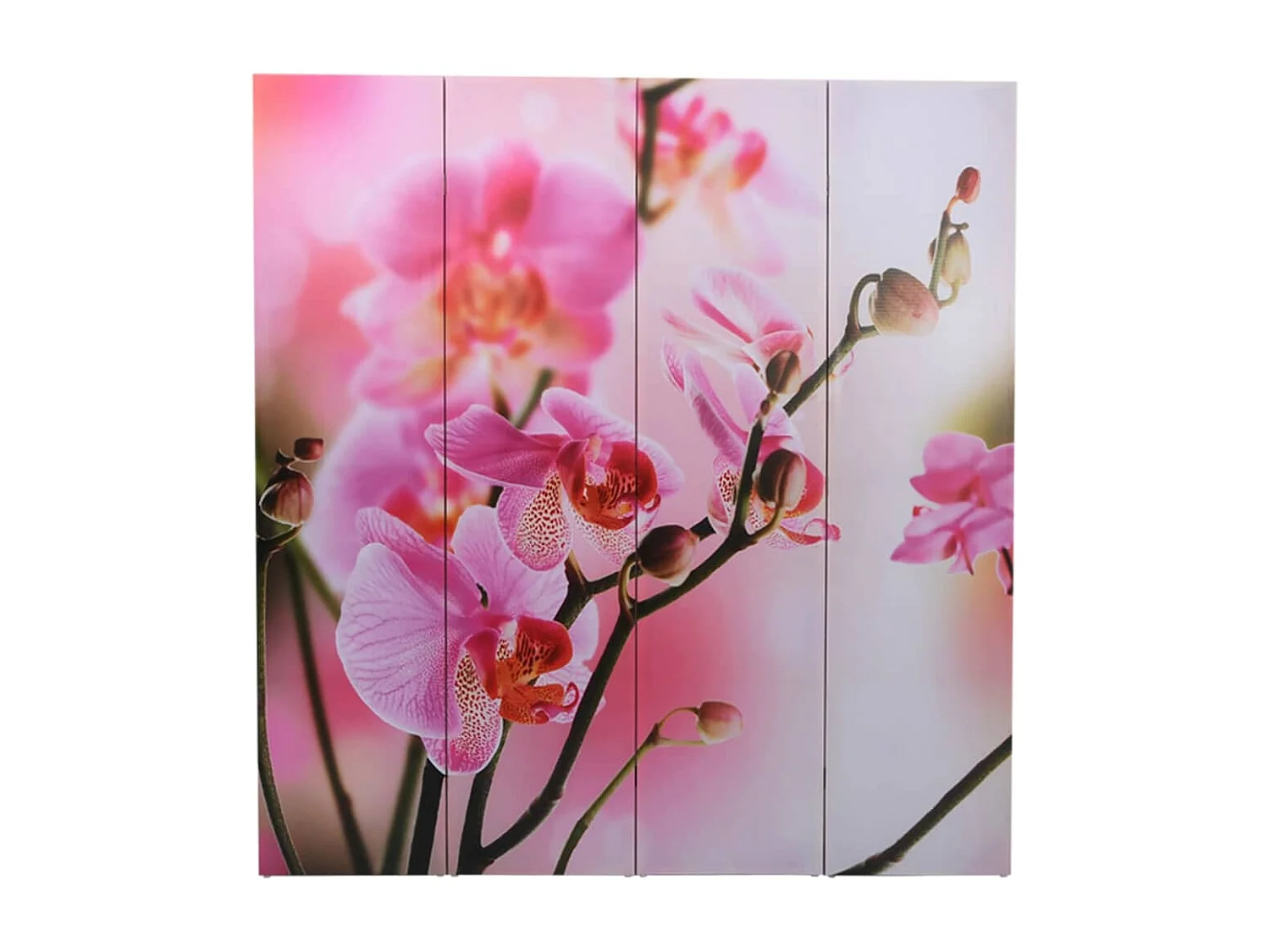 Cloison de séparation pliable 160 x 170 cm Fleur