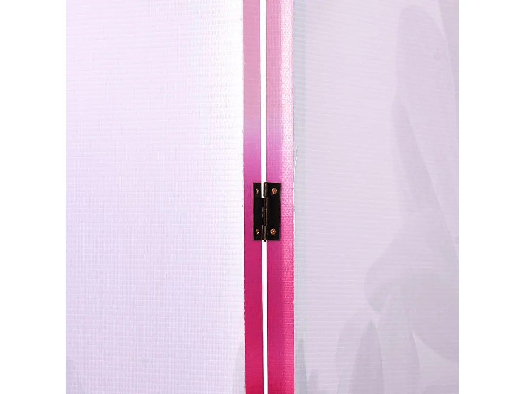 Kamerscherm inklapbaar bloem 160x170 cm