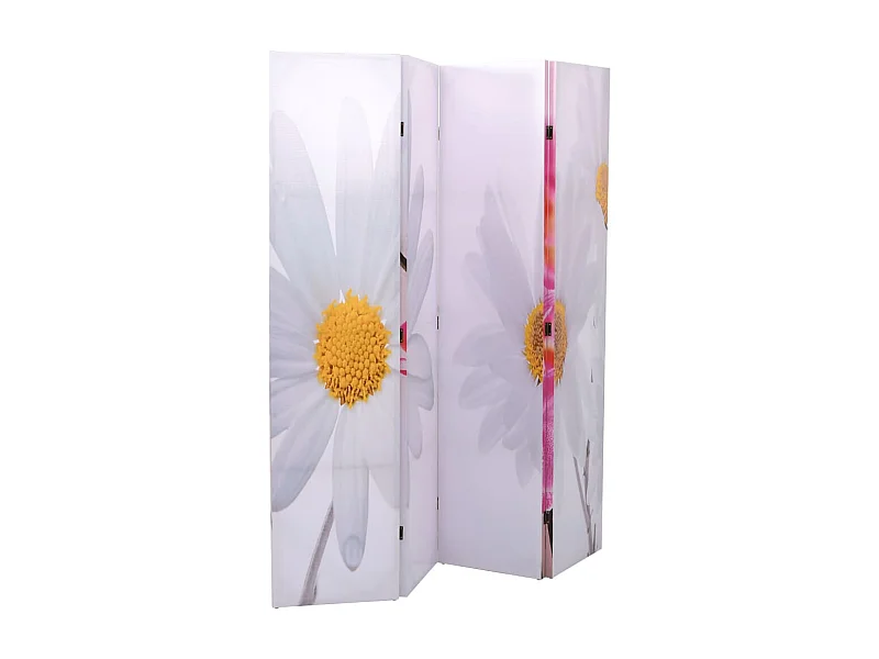 Raumteiler klappbar 160 x 170 cm Blume
