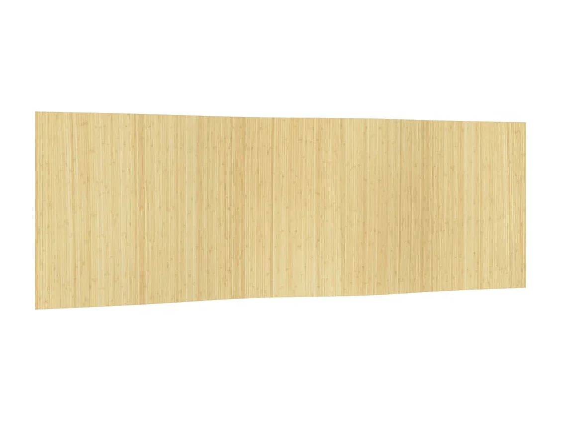 Cloison de séparation naturel clair 165x600 cm bambou