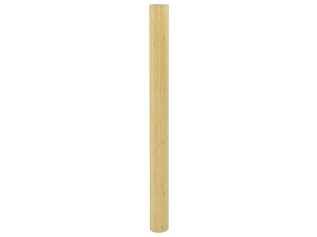 Kamerscherm breedte 600 cm hoogte 165 cm bamboe lichtnaturel