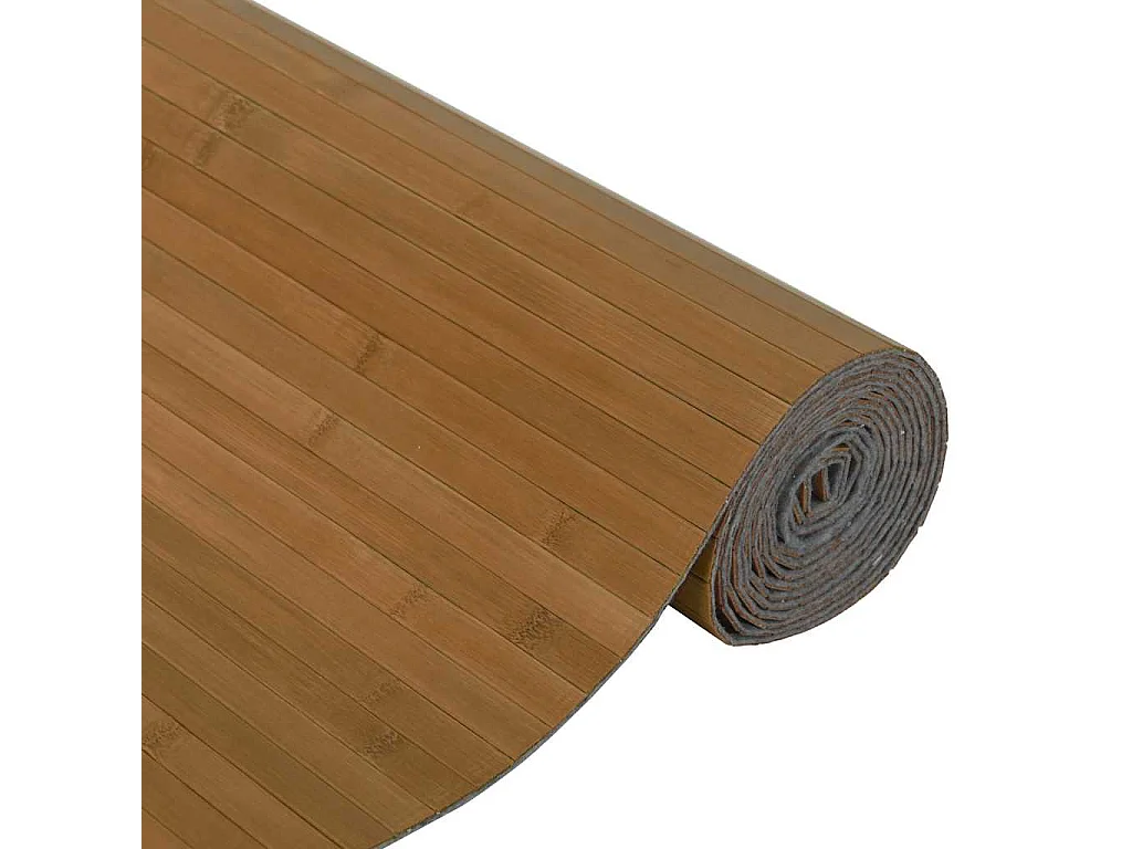 Kamerscherm breedte 600 cm hoogte 165 cm bamboe bruin