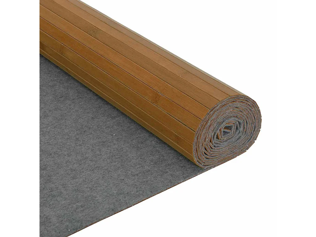 Kamerscherm breedte 600 cm hoogte 165 cm bamboe bruin