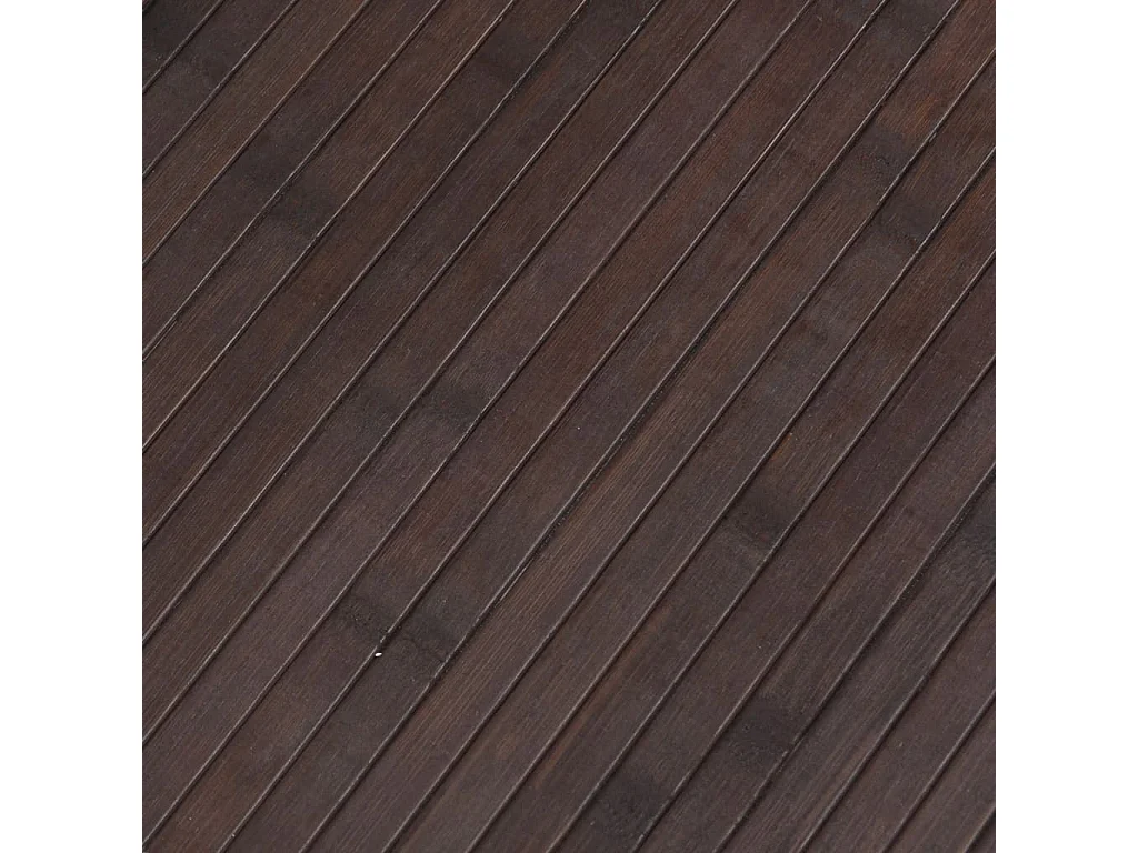 Cloison de séparation marron foncé 165x400 cm bambou