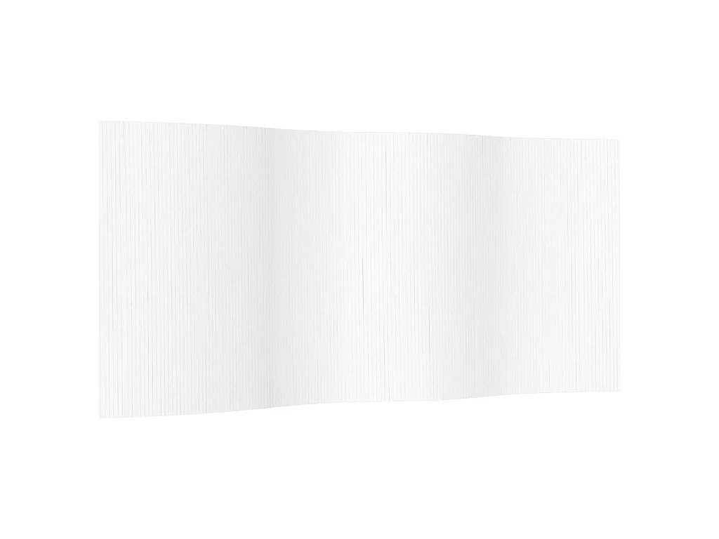 Divisorio Ambienti Bianco Larghezza 400 cm Altezza 165 cm in Bambù