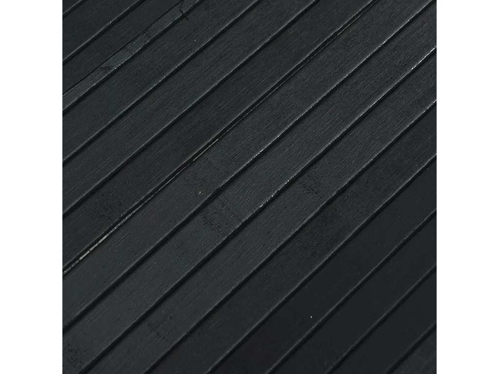 Cloison de séparation noir 165x250 cm bambou