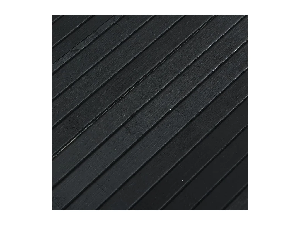 Cloison de séparation noir 165x800 cm bambou