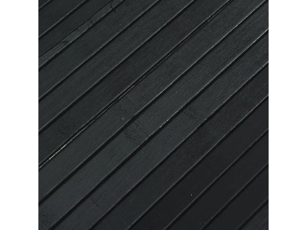 Paravent Schwarz 165x600 cm Bambus