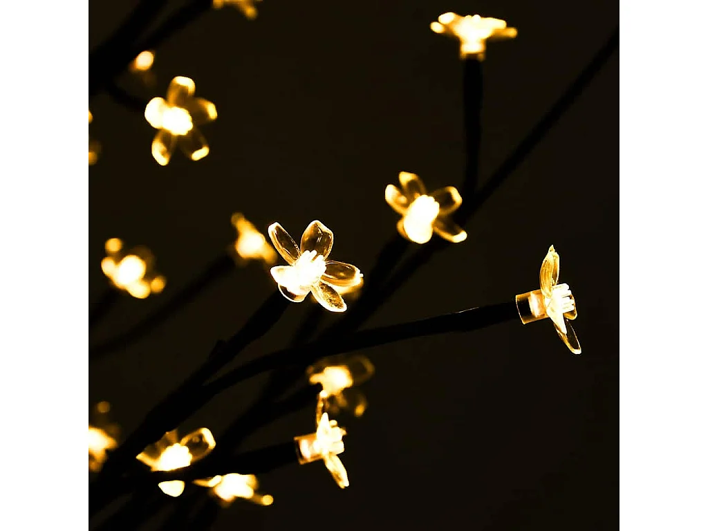 Albero di Ciliegio con 672 LED Bianco Caldo 400 cm