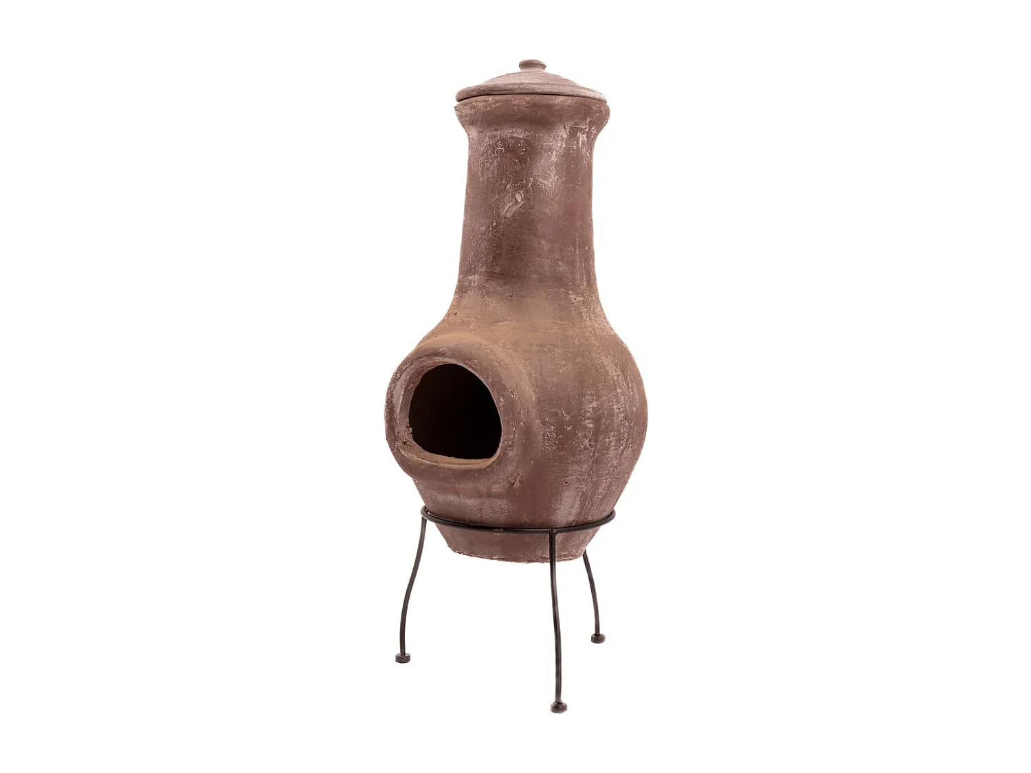 Caminetto Salamanca Rosso Scuro 36x36x85 cm Argilla