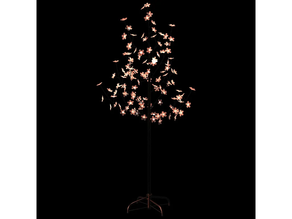 Arbre à LED fleur de cerisier 84 LED Blanc chaud 120 cm