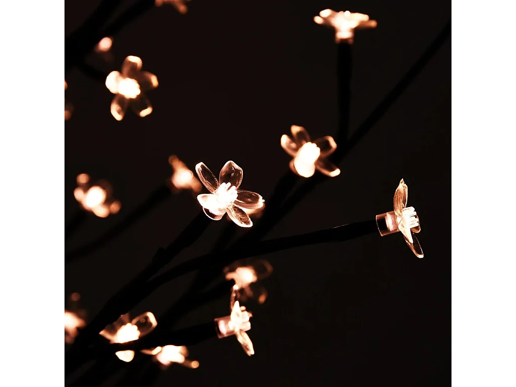 Arbre à LED fleur de cerisier 84 LED Blanc chaud 120 cm