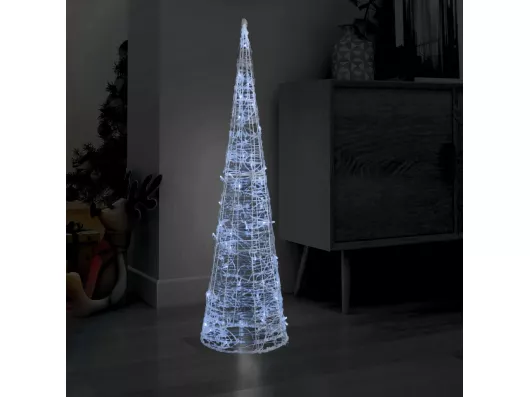 Kauf Unique LED-Kegel Acryl Weihnachtsdeko Pyramide Kaltweiß 120 cm