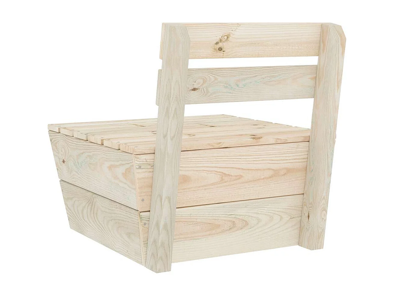 Canapé central sectionnel palette Bois d'épicéa imprégné