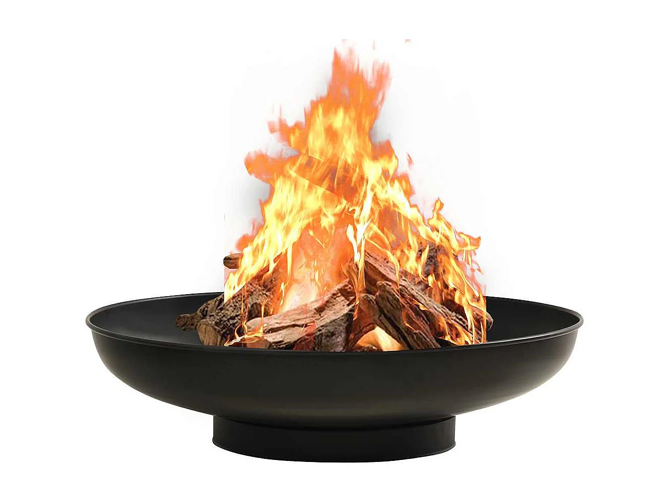 vidaXL Foyer 80 cm Acier