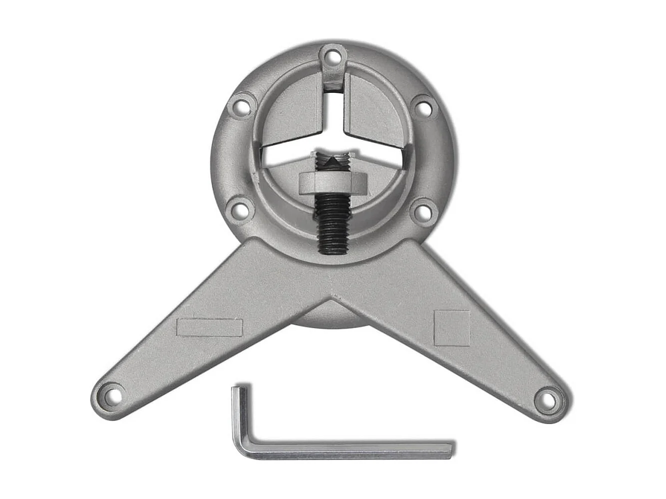 Tafelpoten in hoogte verstelbaar chroom 1100 mm 4 st