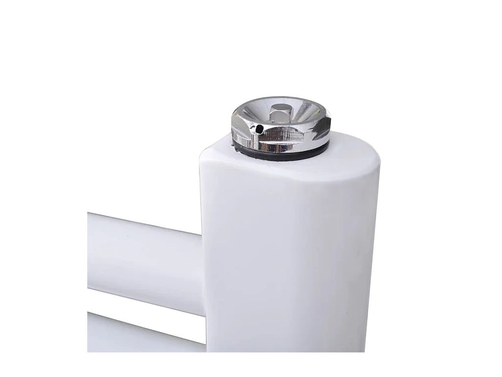 Sèche-Serviettes Chauffage Central Incurvé 600x1160mm + Connecteurs