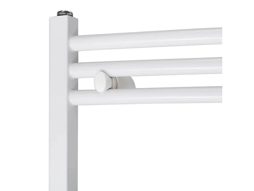 Sèche-Serviettes Chauffage Central Incurvé 600x1160mm + Connecteurs