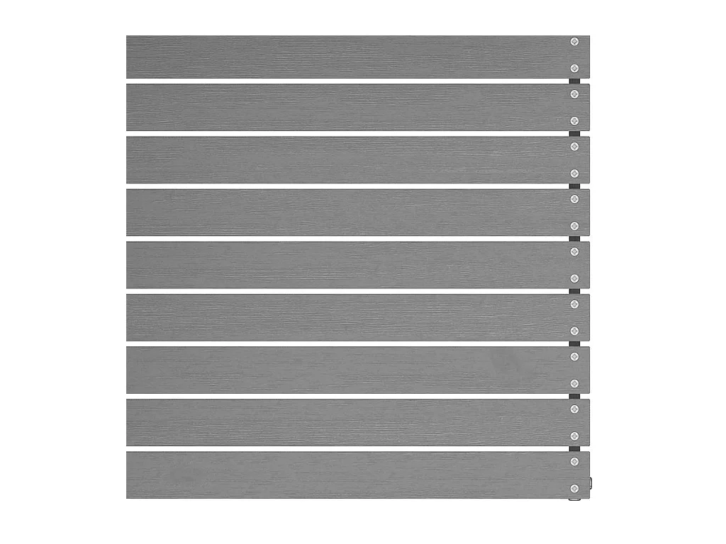 Canapés centraux de jardin coussins2pcs Gris Bois de pin massif