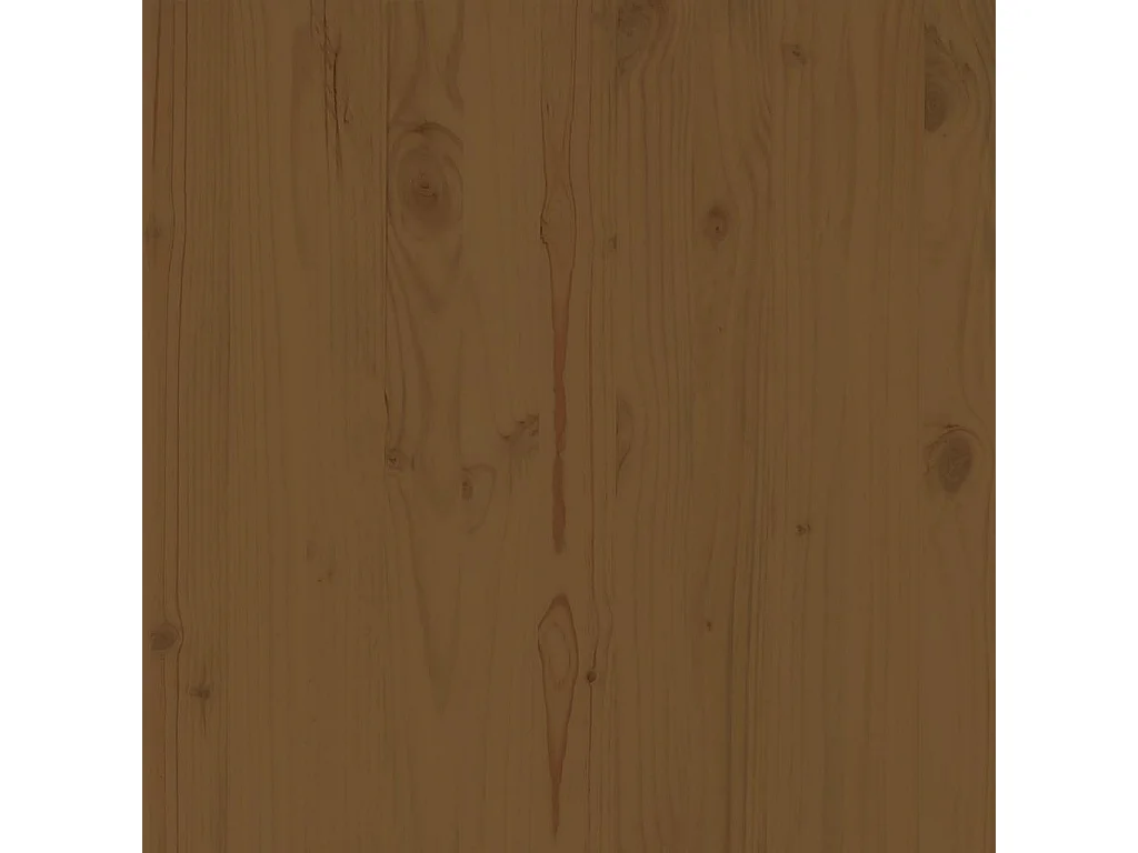 Sofás centrales de jardín 2 uds madera maciza pino marrón miel