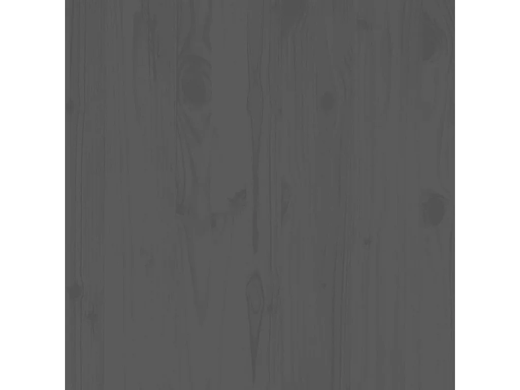 Canapés d'angle de jardin 2 pcs gris bois de pin massif